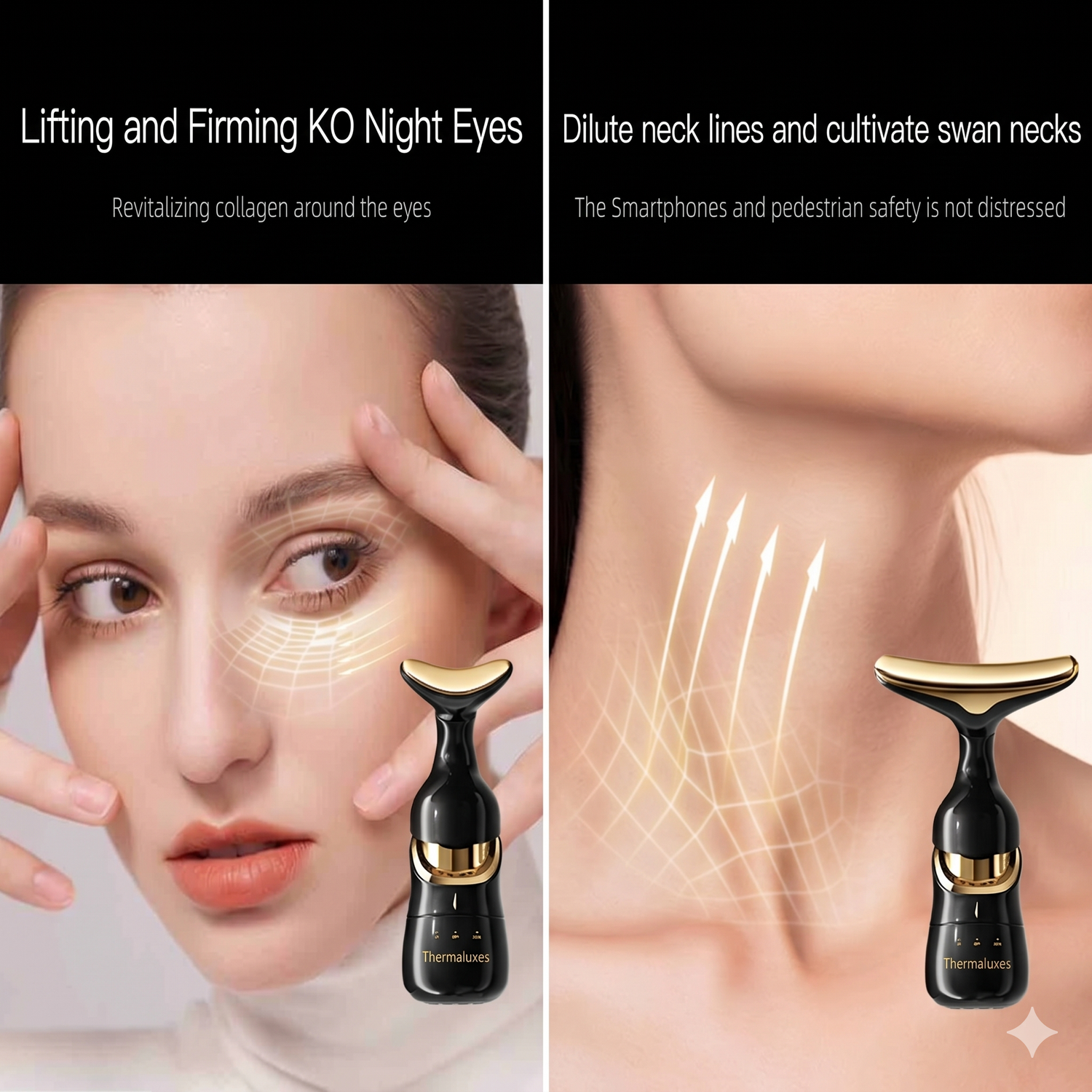 ThermaLuxes™ 3-in-1 Face & Neck Lifting Massager